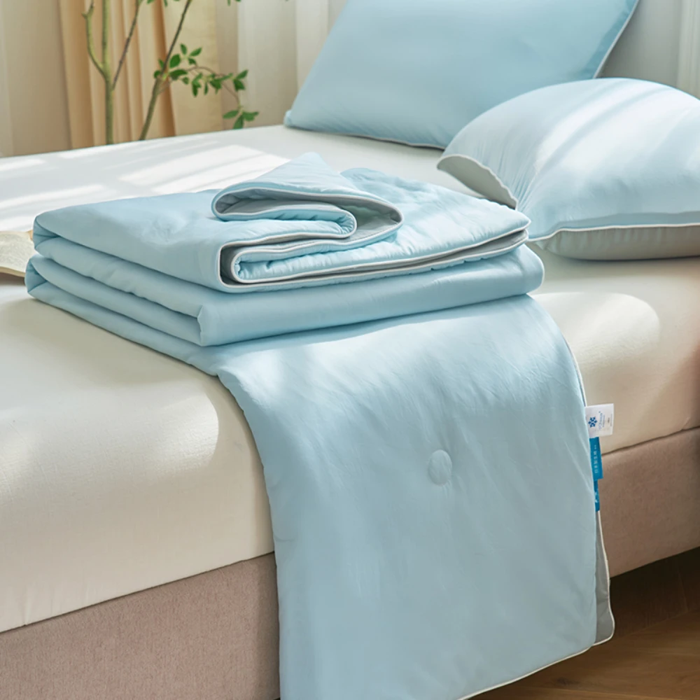 Songkaum Grade A Cooling Summer Quilted Blanket Eco-friendly Printing and Dyeing Microfiber Fabric Breathable Light Quilt Insert
Songkaum Grade A Cooling Summer Quilted Blanket Eco-friendly Printing and Dyeing Microfiber Fabric Breathable Light Quilt Insert