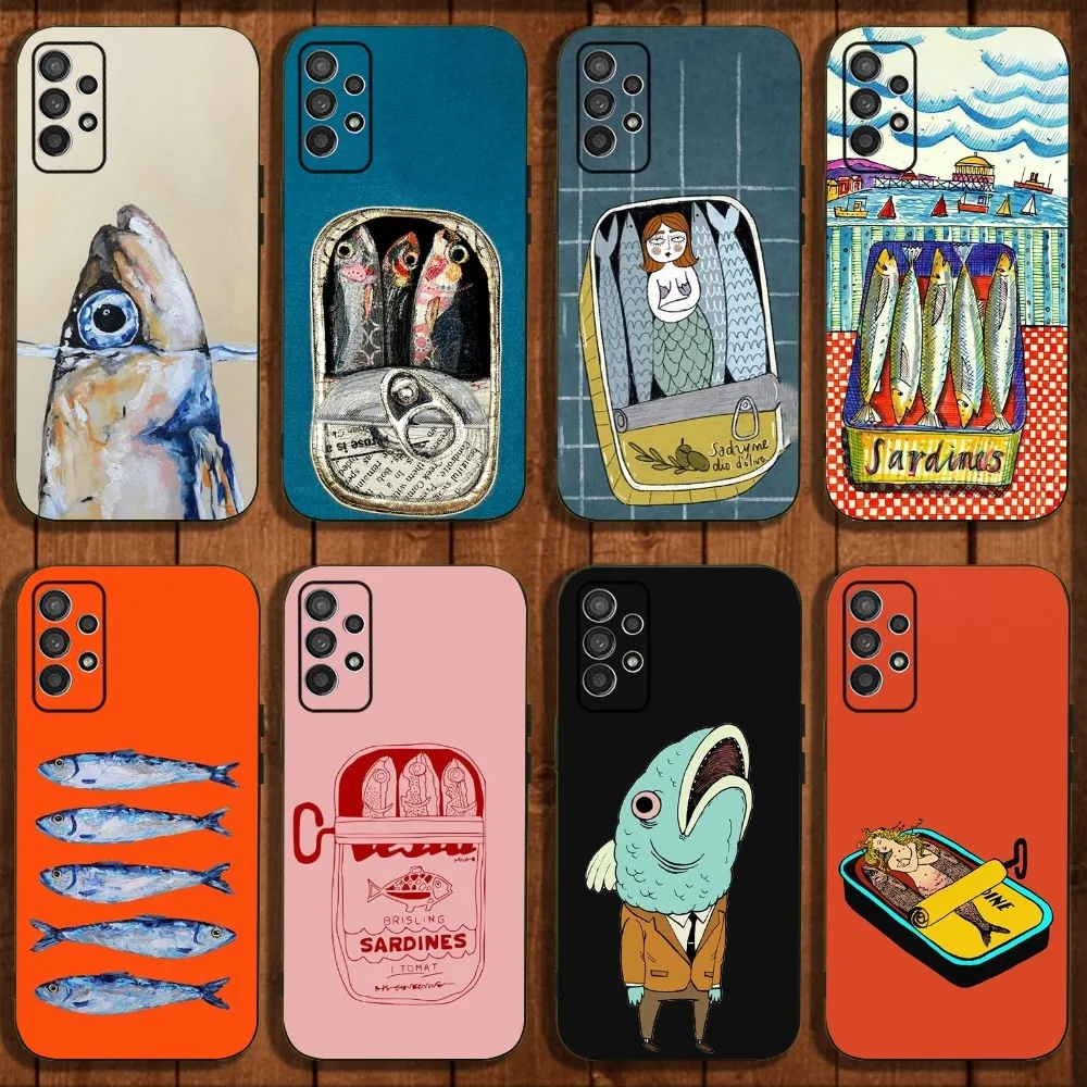Seafood Sardines Phone Case For Samsung Galaxy A13,A21s,A22,A31,A32,A52,A53,A71,A80,A91 Soft Black Cover
Seafood Sardines Phone Case For Samsung Galaxy A13,A21s,A22,A31,A32,A52,A53,A71,A80,A91 Soft Black Cover