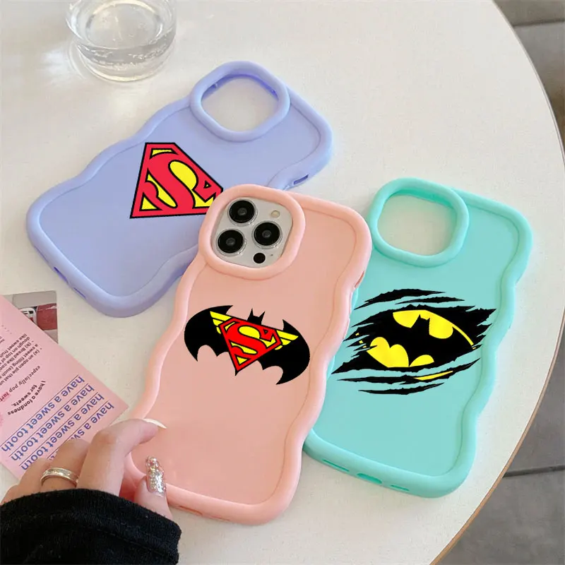 S-Supermans B-Batmans Hero Logo Phone Case For iPhone 17E 11 12 13 14 15 16 17 Pro Max 16e 17 Air 13 Plus Wave Side Candy Cover
S-Supermans B-Batmans Hero Logo Phone Case For iPhone 17E 11 12 13 14 15 16 17 Pro Max 16e 17 Air 13 Plus Wave Side Candy Cover