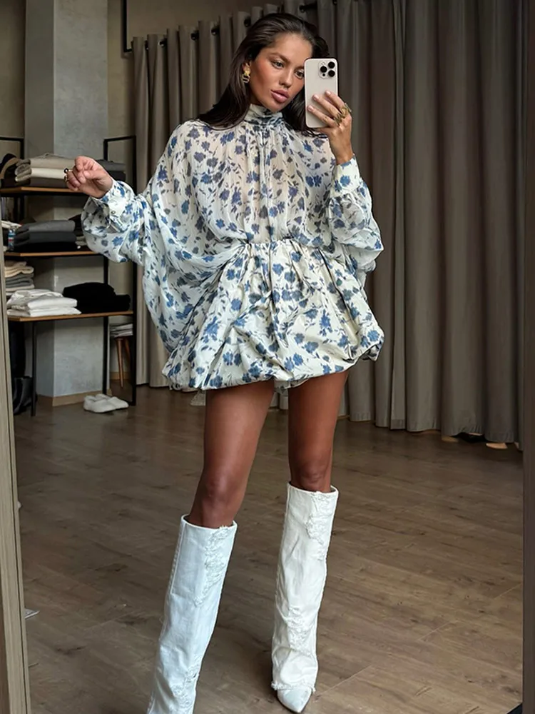 2025 New Mini Skirt 2 Piece Set Elegant Women Floral Printed Ruffled Chiffon Round Neck Suit Chic Lady Beach Holiday Outfits
2025 New Mini Skirt 2 Piece Set Elegant Women Floral Printed Ruffled Chiffon Round Neck Suit Chic Lady Beach Holiday Outfits