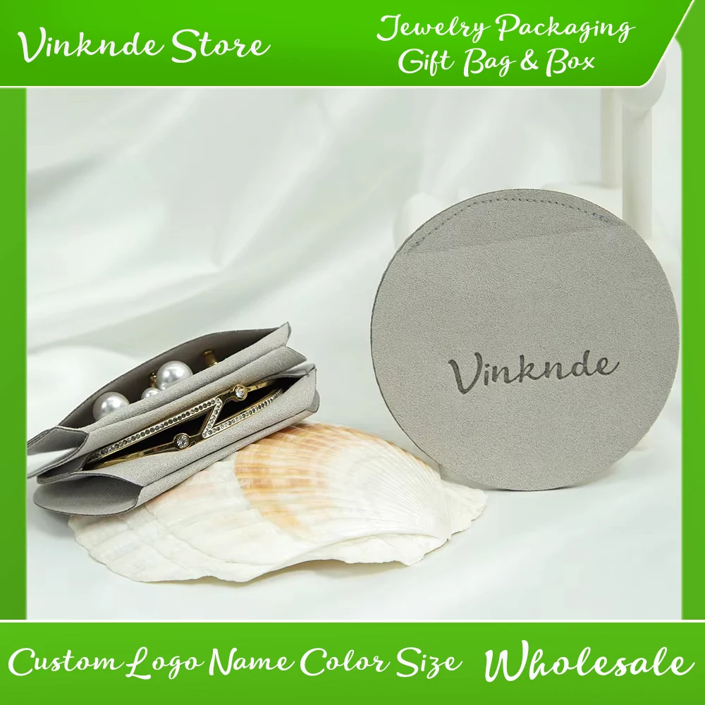 New Personalized Logo Round Velvet Microfiber Jewelry Presents Bag for Necklace Christmas Wedding Gift Package Envelope Pouches
New Personalized Logo Round Velvet Microfiber Jewelry Presents Bag for Necklace Christmas Wedding Gift Package Envelope Pouches