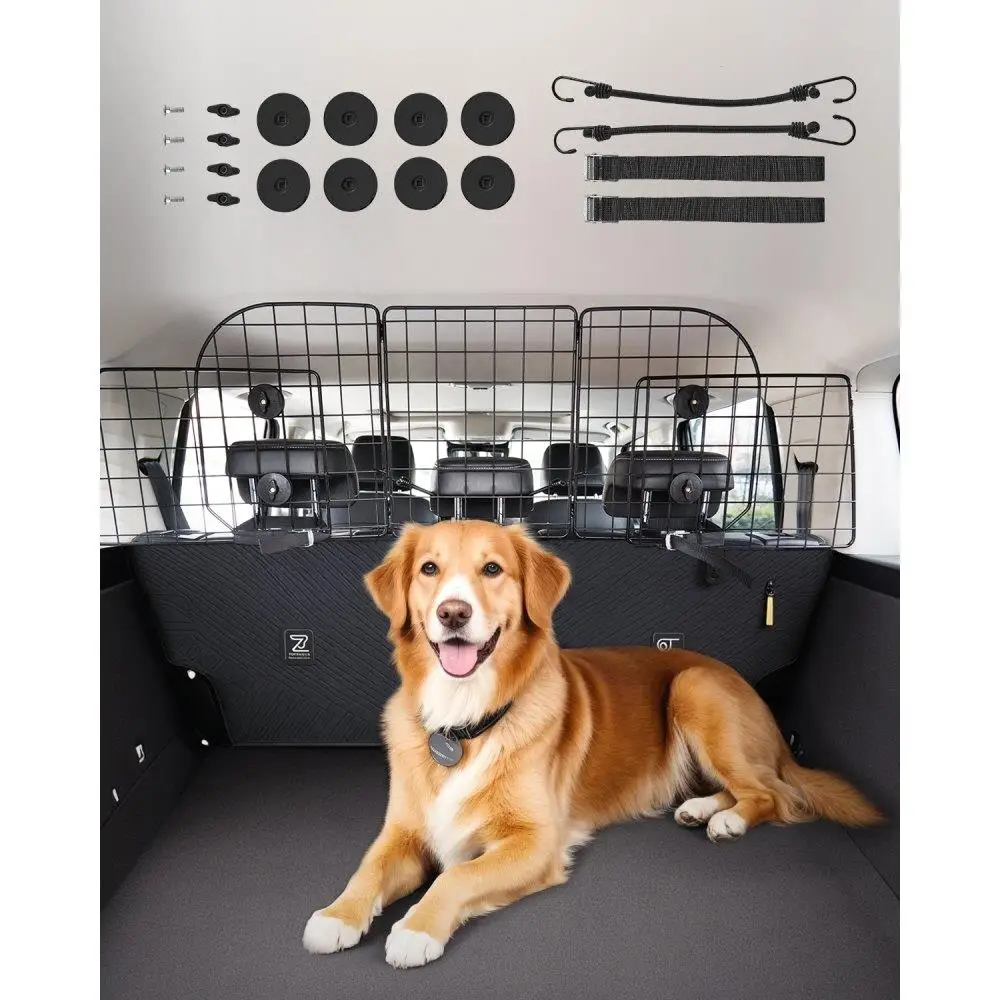 Adjustable Dog Car Barrier Pet Gate for trunk Cargo Area 38.5-61.6 inches
Adjustable Dog Car Barrier Pet Gate for trunk Cargo Area 38.5-61.6 inches