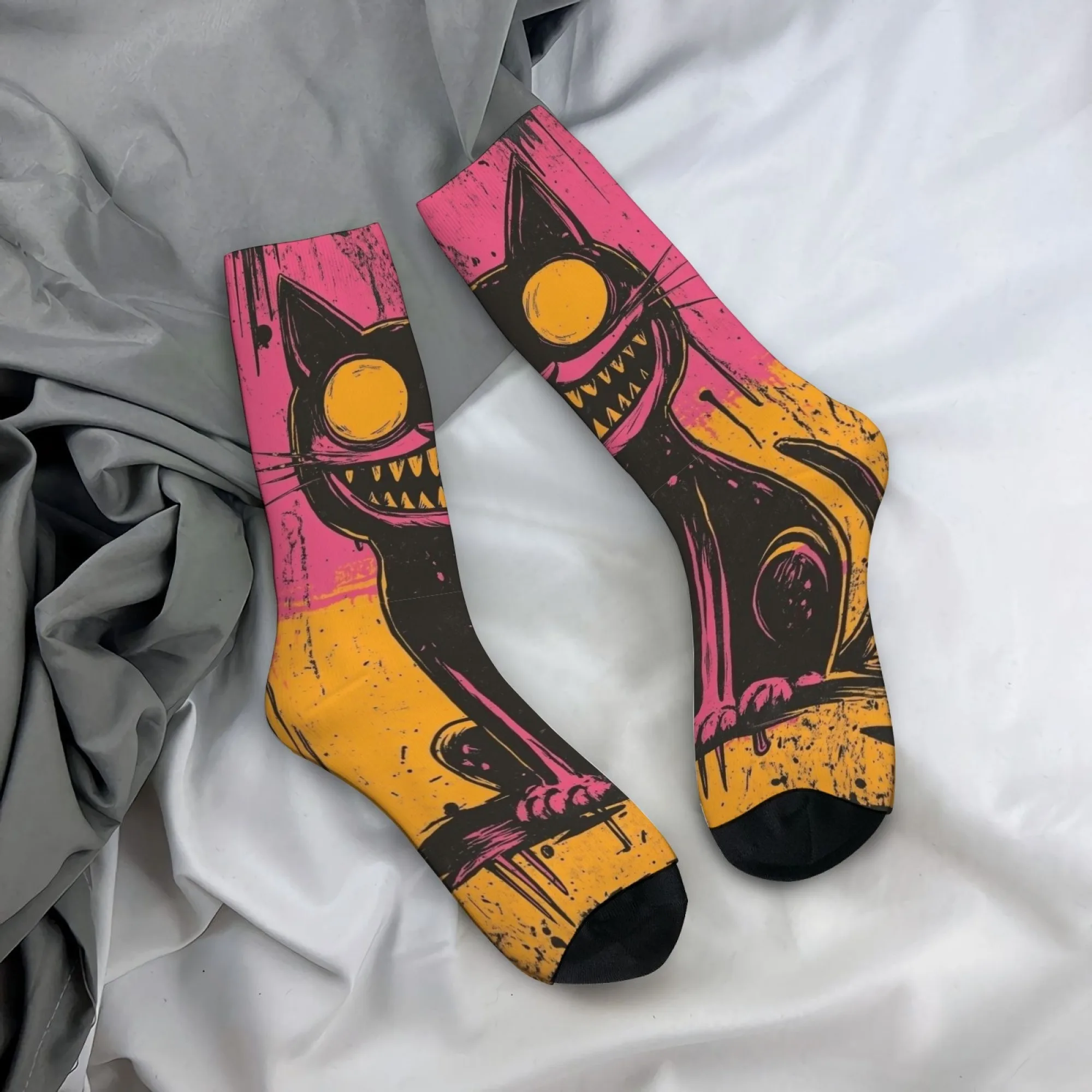 Street Graffiti Monster Cat Men's Socks Novelty Funny Happy Hip-Hop Socks Breathable Non-Slip Outdoor Casual Fashion Socks Gift
Street Graffiti Monster Cat Men's Socks Novelty Funny Happy Hip-Hop Socks Breathable Non-Slip Outdoor Casual Fashion Socks Gift