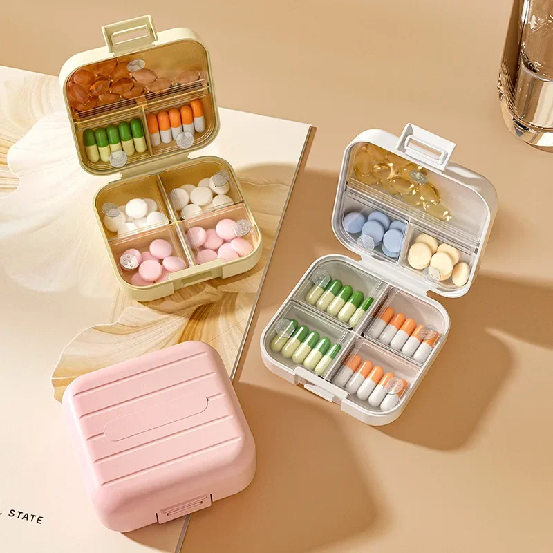 Mini Pill Box Double-Sealed Medicine Storage Case Week-long Day Divided Lockable Drug Organizer
Mini Pill Box Double-Sealed Medicine Storage Case Week-long Day Divided Lockable Drug Organizer