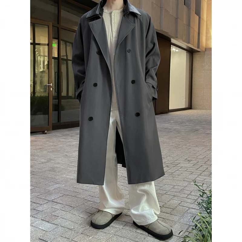 Американское ретро-пальто Detroit с двубортной застежкой, мужское, из кожи с лоскутным шитьем, с двойным воротником, до колен, тренчкот, молодежный тренд
Американское ретро-пальто Detroit с двубортной застежкой, мужское, из кожи с лоскутным шитьем, с двойным воротником, до колен, тренчкот, молодежный тренд