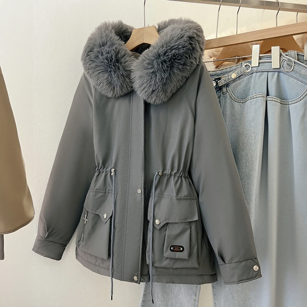 Casual Long Sleeve Cotton-Padded Jacket Straight Sleeve Design Comfortable Women's Top Fashion Trend Outerwear
Casual Long Sleeve Cotton-Padded Jacket Straight Sleeve Design Comfortable Women's Top Fashion Trend Outerwear