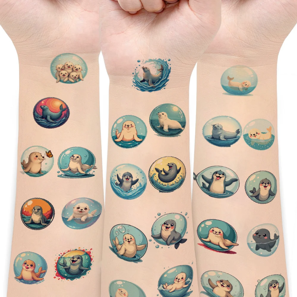 63pcs Temporary Tattoo Cartoon Stickers Cartoon Animal Stickers Water Stickers For Arms Children Shoulders
63pcs Temporary Tattoo Cartoon Stickers Cartoon Animal Stickers Water Stickers For Arms Children Shoulders