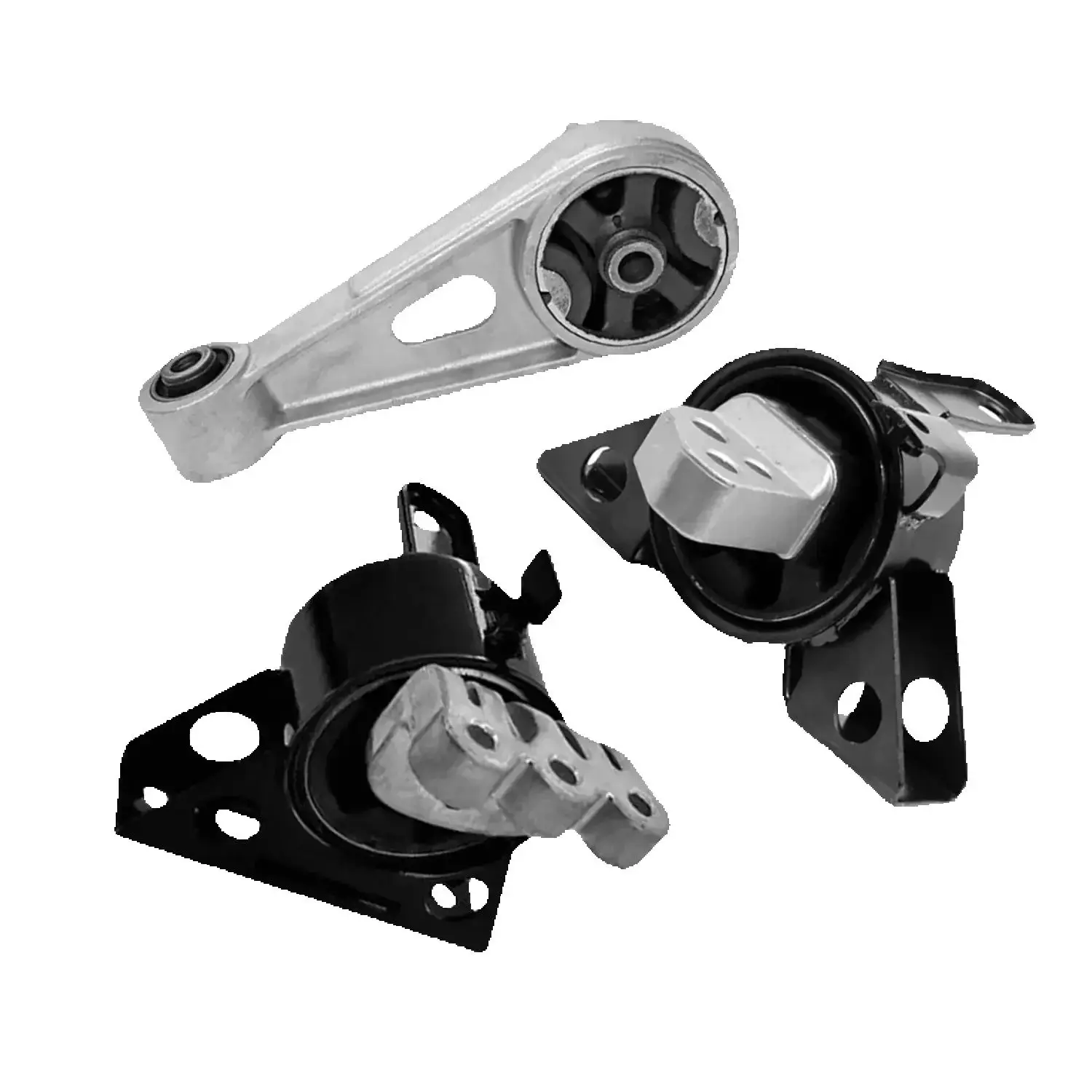 3pcs Engine & Trans Mount Set 95969583, 95367310, 95136669 for Chevrolet Spark, Classic 1.2L for Manual Trans 
3pcs Engine & Trans Mount Set 95969583, 95367310, 95136669 for Chevrolet Spark, Classic 1.2L for Manual Trans