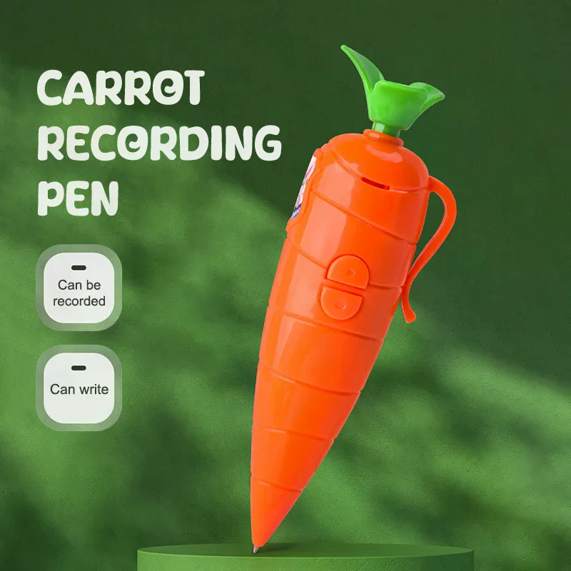 Ручка для записи фруктов, ручка с морковью, милый диктофон на 60 секунд для детей, шариковая ручка для плавного письма — забавные и креативные подарки
Ручка для записи фруктов, ручка с морковью, милый диктофон на 60 секунд для детей, шариковая ручка для плавного письма — забавные и креативные подарки