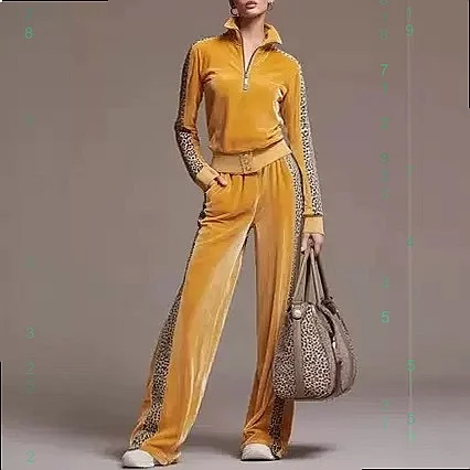 Matching Set Leopard Print Long Sleeve Top Pants Set Women Spring Summer Jumpsuit Playsuit Overall
Matching Set Leopard Print Long Sleeve Top Pants Set Women Spring Summer Jumpsuit Playsuit Overall