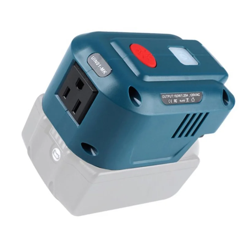 B-Est For Ma-Kita 18V Lithium Battery Inverter Generator Portable Power USB Adapter With LED Light For Ma-Kita BL1830
B-Est For Ma-Kita 18V Lithium Battery Inverter Generator Portable Power USB Adapter With LED Light For Ma-Kita BL1830