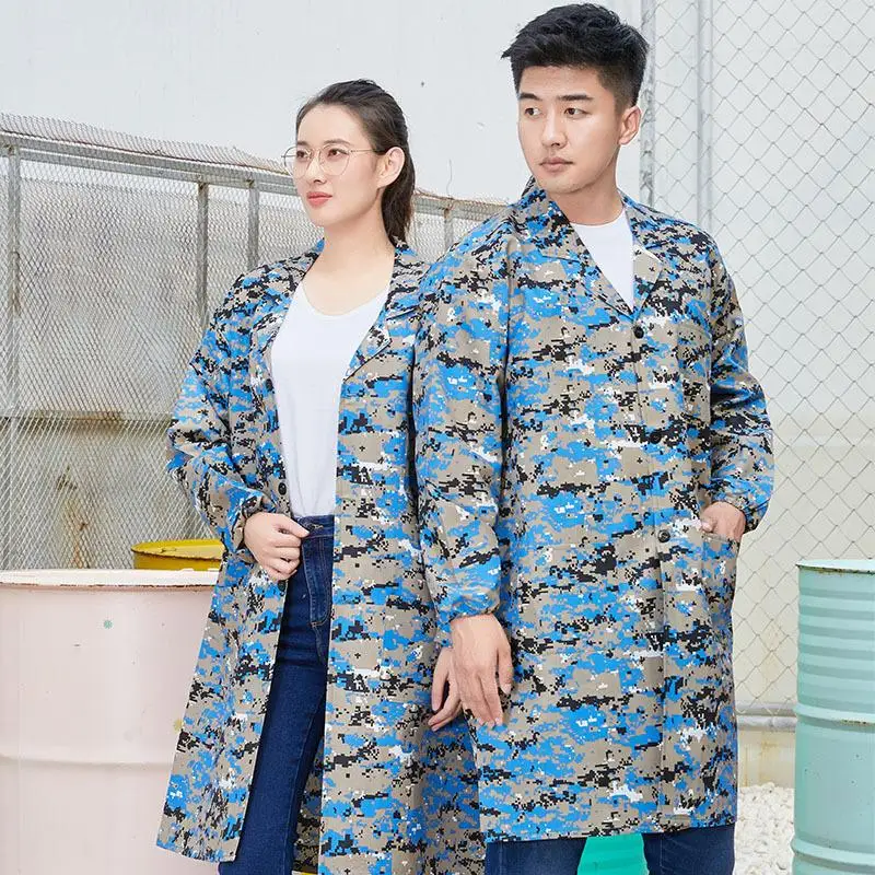 Men's And Women's Workshop Work Clothes Long Coats Camouflage Carrying Clothes Long Sleeved Overalls Workwear With Printed Logos
Men's And Women's Workshop Work Clothes Long Coats Camouflage Carrying Clothes Long Sleeved Overalls Workwear With Printed Logos