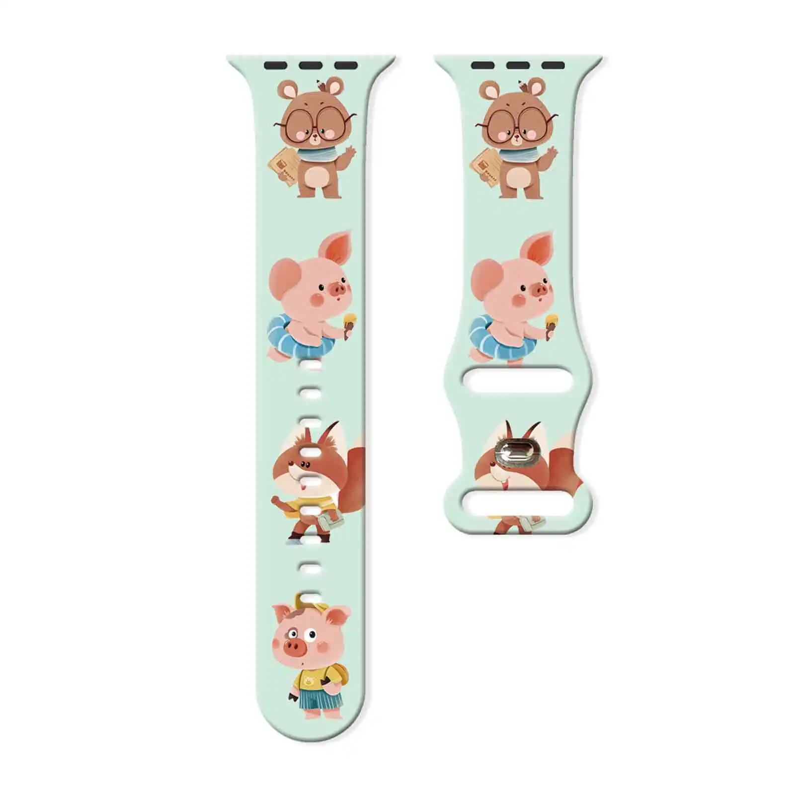 Cute little animal-printed watch strap for Apple Watch11 10 9 8 7 6 Silicone Band Replaceable Bracelet for iWatch 46mm 44mm 42mm 
Cute little animal-printed watch strap for Apple Watch11 10 9 8 7 6 Silicone Band Replaceable Bracelet for iWatch 46mm 44mm 42mm