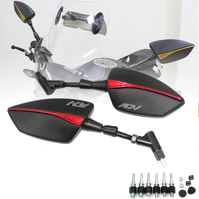 Hot Deals Fit For ADV 150 ADV150 Motorcycle Rearview Mirror CNC Aluminum View Side Mirrors
Hot Deals Fit For ADV 150 ADV150 Motorcycle Rearview Mirror CNC Aluminum View Side Mirrors