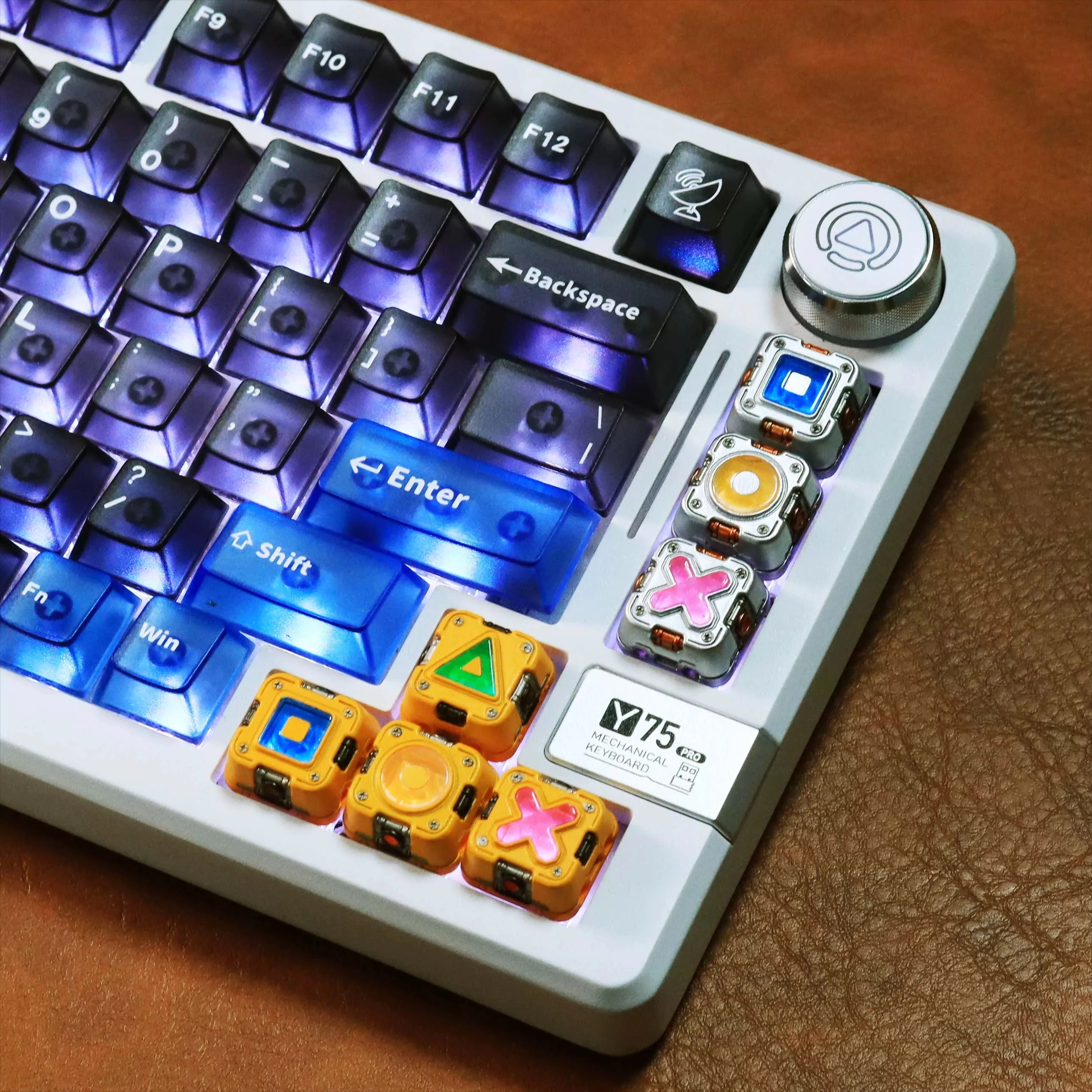 Industry Metal Key Caps Custom Brass Artisan Keyboard Caps Transmission Key Caps for Mechanical Keyboard Accessories Gifts MX
Industry Metal Key Caps Custom Brass Artisan Keyboard Caps Transmission Key Caps for Mechanical Keyboard Accessories Gifts MX