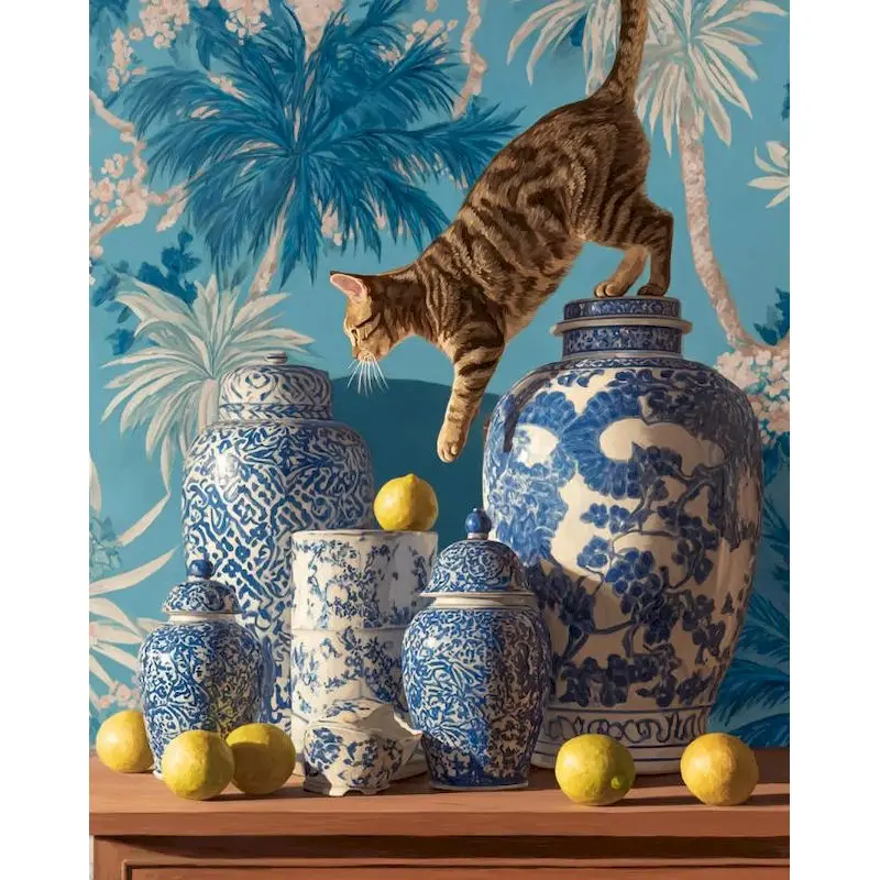 GATYZTORY Cat Painting By Numbers Art Supplies Diy Making Kits Landscape Modern Home Decoration Picture Drawing
GATYZTORY Cat Painting By Numbers Art Supplies Diy Making Kits Landscape Modern Home Decoration Picture Drawing