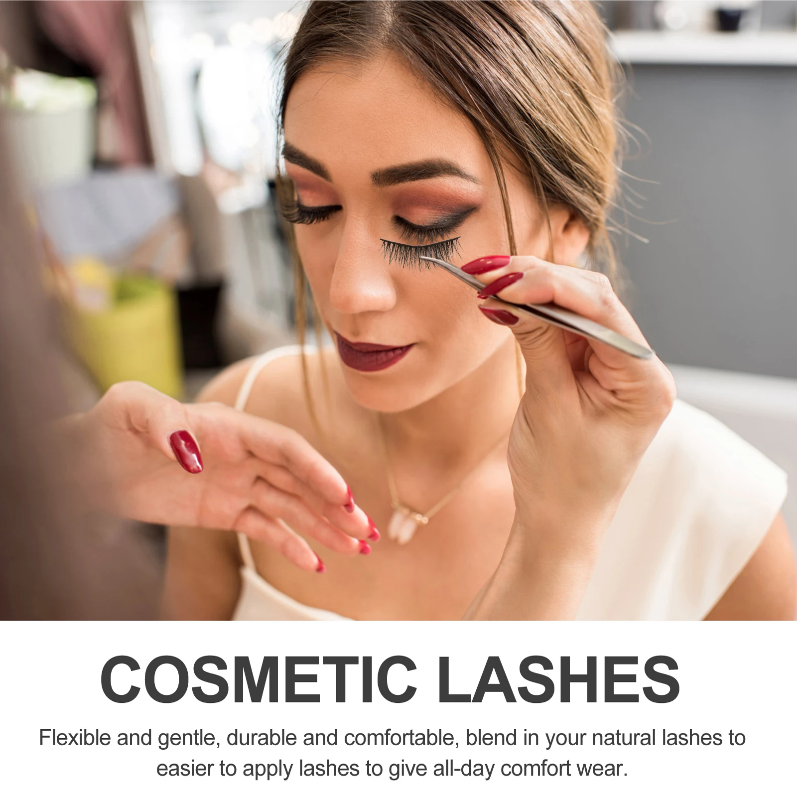 3D False Eyelashes Fake Lashes Natural Volume Party Makeup Lashes Durable Comfortable Easy Apply Trim Reusable
3D False Eyelashes Fake Lashes Natural Volume Party Makeup Lashes Durable Comfortable Easy Apply Trim Reusable