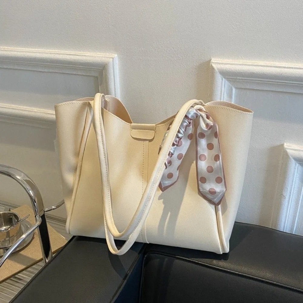 Tote Bag Women PU Shoulder Bag Large Capacity with Small Bag Silk Scarf Straps Handbag PU Leather All-match PU Underarm Bag Lady
Tote Bag Women PU Shoulder Bag Large Capacity with Small Bag Silk Scarf Straps Handbag PU Leather All-match PU Underarm Bag Lady