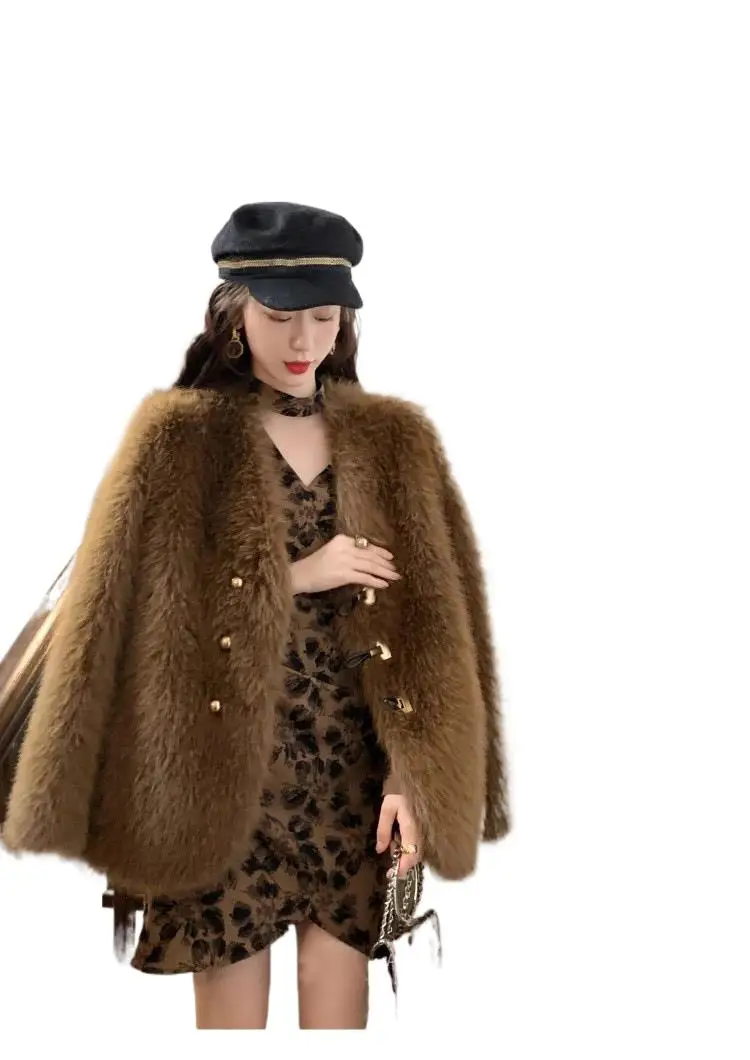 2025 Women's Clothing All-Matching Imitation Fur Fox Fur Short Coat Winter New 1115
2025 Women's Clothing All-Matching Imitation Fur Fox Fur Short Coat Winter New 1115