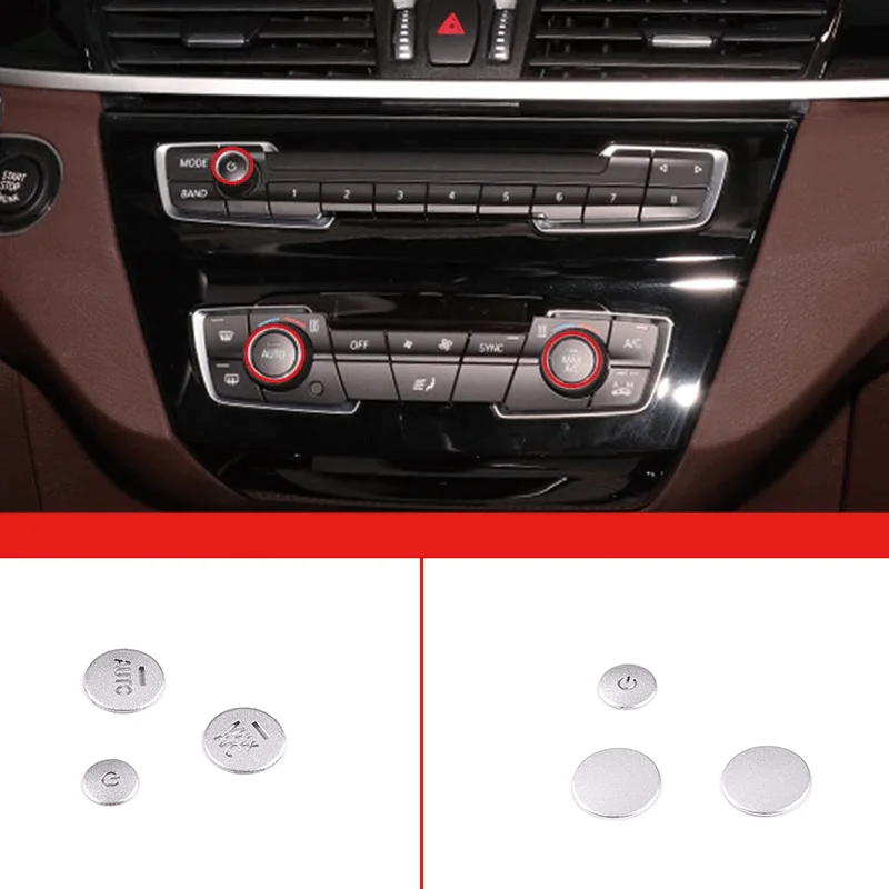 For 2016-2021 BMW X1 X2 F47 F48 Aluminum Alloy Silver Car Styling Car Air Conditioning Knob Sticker Car Interior Accessories
For 2016-2021 BMW X1 X2 F47 F48 Aluminum Alloy Silver Car Styling Car Air Conditioning Knob Sticker Car Interior Accessories