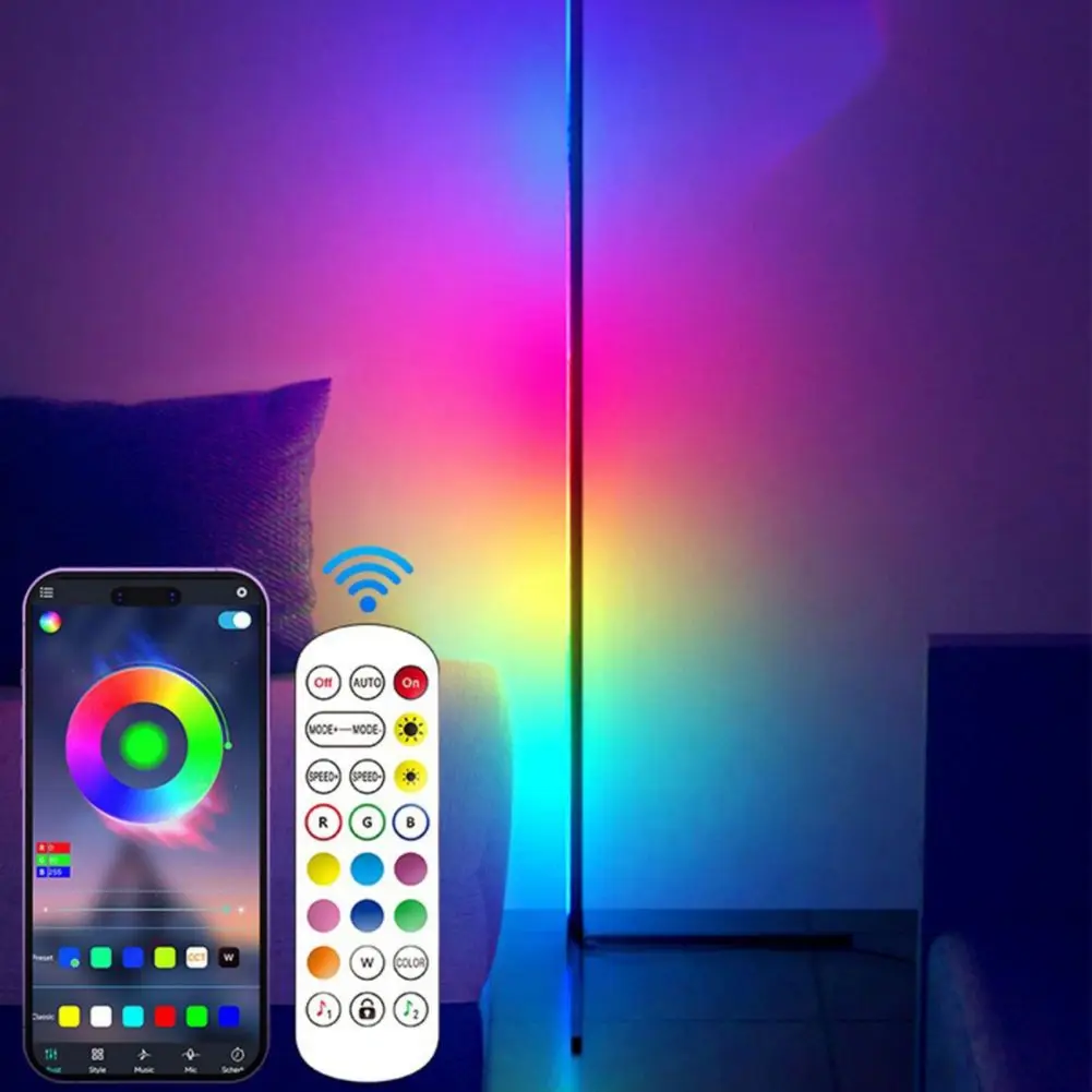 120 Leds Dynamic Floor Lamp 12V Aluminum Alloy Music Sync Modern Standing Lamp For Living Room Bedroom (43.5 x 150CM)
120 Leds Dynamic Floor Lamp 12V Aluminum Alloy Music Sync Modern Standing Lamp For Living Room Bedroom (43.5 x 150CM)