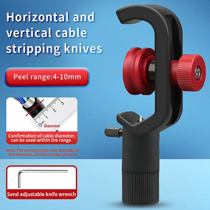 Plastic ACS-2 Armoured Cable Stripping Knives Longitudinal/Horizontal Optical Fiber Sheath Stripper 4-10MM/8-28.6MM(Optional)
Plastic ACS-2 Armoured Cable Stripping Knives Longitudinal/Horizontal Optical Fiber Sheath Stripper 4-10MM/8-28.6MM(Optional)