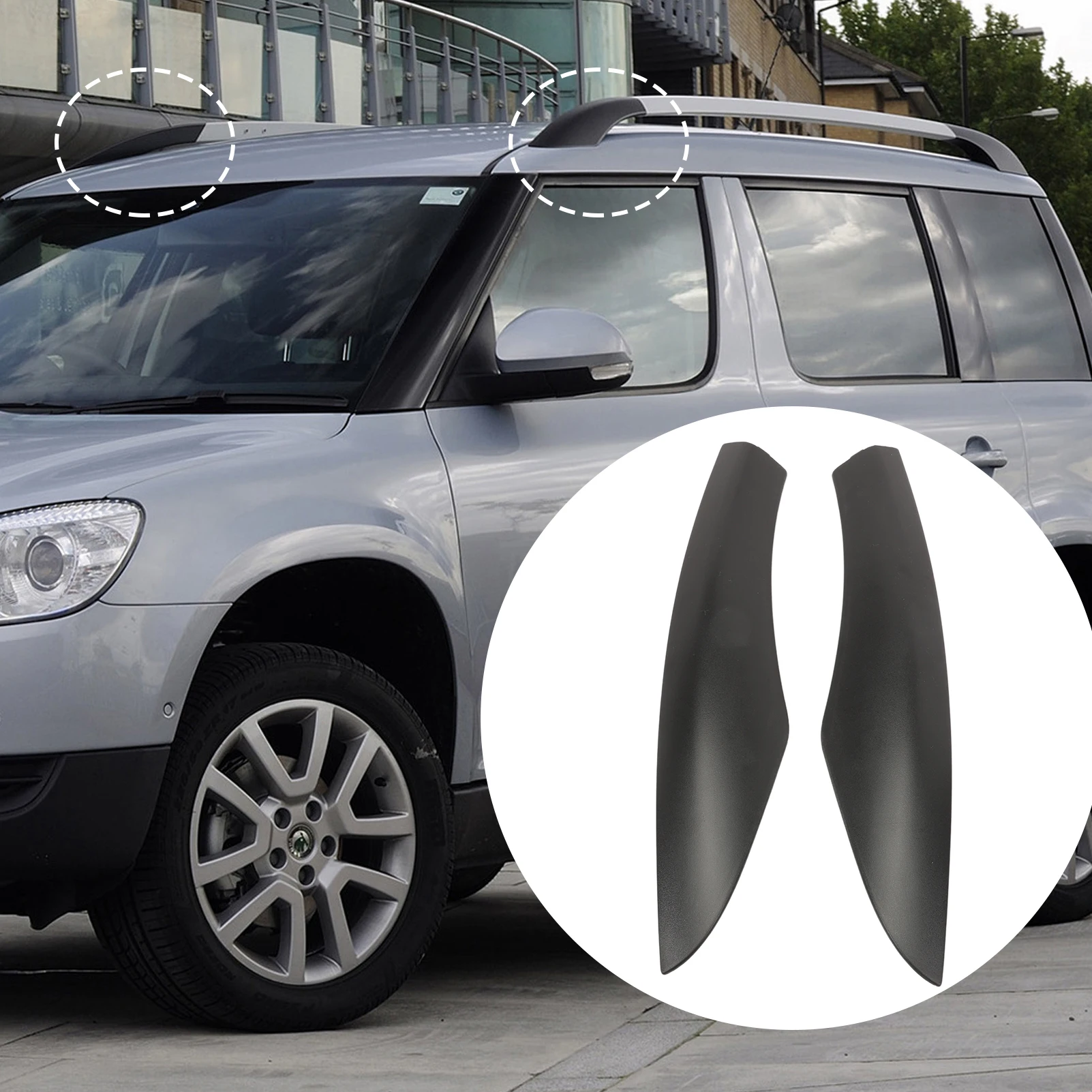 1 Pair Front Left and Right Roof Rack Roof Rails Protection Cover Black for Yeti 5L 2009-2017 5L0860146 GT5 5L0860145 GT5
1 Pair Front Left and Right Roof Rack Roof Rails Protection Cover Black for Yeti 5L 2009-2017 5L0860146 GT5 5L0860145 GT5