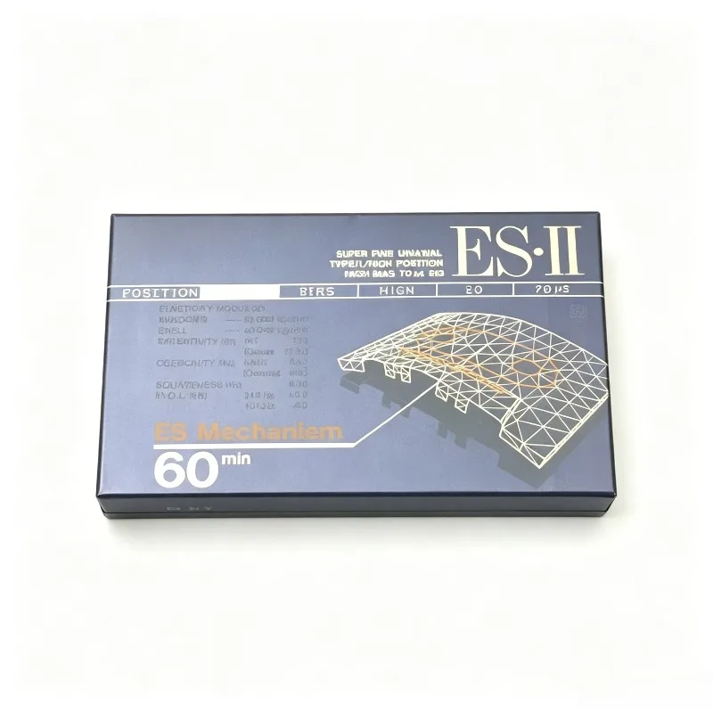 100% Original New For Sony ESII 60min JP 2nd Version 1992 High-end Type II Blank Cassette For Recording & Duplication
100% Original New For Sony ESII 60min JP 2nd Version 1992 High-end Type II Blank Cassette For Recording & Duplication