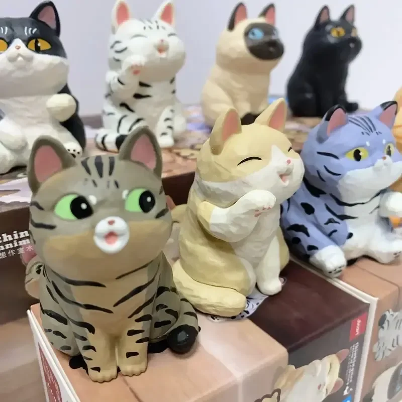 New Products In Stock Wooden Carved Cat Island Blind Box Figurines Cute Cat Figurines Desktop Ornaments Birthday Surprise Gifts
New Products In Stock Wooden Carved Cat Island Blind Box Figurines Cute Cat Figurines Desktop Ornaments Birthday Surprise Gifts