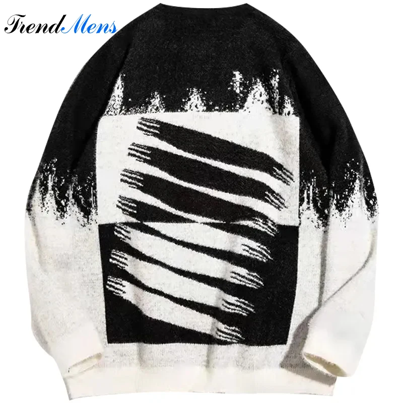 Winter Hip Hop Harajuku Knitted Sweater Men Woman Streetwear Graffiti Tie-Dye Vintage Retro Pullover Couples Fashion Sweaters
Winter Hip Hop Harajuku Knitted Sweater Men Woman Streetwear Graffiti Tie-Dye Vintage Retro Pullover Couples Fashion Sweaters