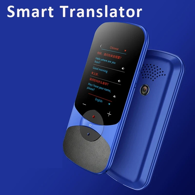 Protable Translator Real-time 2.4inch Touch Screen Portable Offline Interpreter Photo Translator AI language Translation Machine
Protable Translator Real-time 2.4inch Touch Screen Portable Offline Interpreter Photo Translator AI language Translation Machine