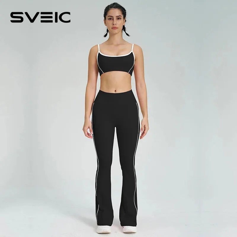 SVEIC Спортивные шорты, костюм для тренажерного зала, йоги, комплекты бюстгальтеров контрастных цветов, спортивная одежда для фитнеса, леггинсы для тренировок с высокой талией, женские спортивные костюмы
SVEIC Спортивные шорты, костюм для тренажерного зала, йоги, комплекты бюстгальтеров контрастных цветов, спортивная одежда для фитнеса, леггинсы для тренировок с высокой талией, женские спортивные костюмы