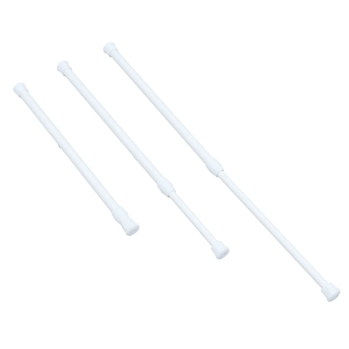 3pcs Telescopic Rod Heavy Duty Adjustable Length Shower Curtain Rods Spring Tension Pole Easy Install No Drill
3pcs Telescopic Rod Heavy Duty Adjustable Length Shower Curtain Rods Spring Tension Pole Easy Install No Drill