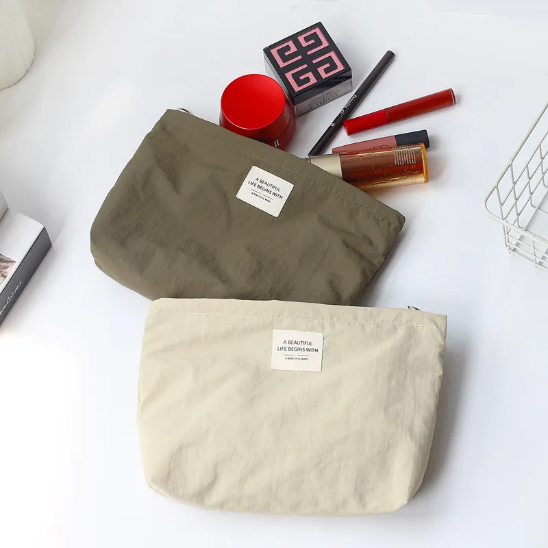 Korean Style Student Minimalist Solid Color Cosmetic Bag Women2024New Portable Waterproof Quick-Drying Wash Bag
Korean Style Student Minimalist Solid Color Cosmetic Bag Women2024New Portable Waterproof Quick-Drying Wash Bag