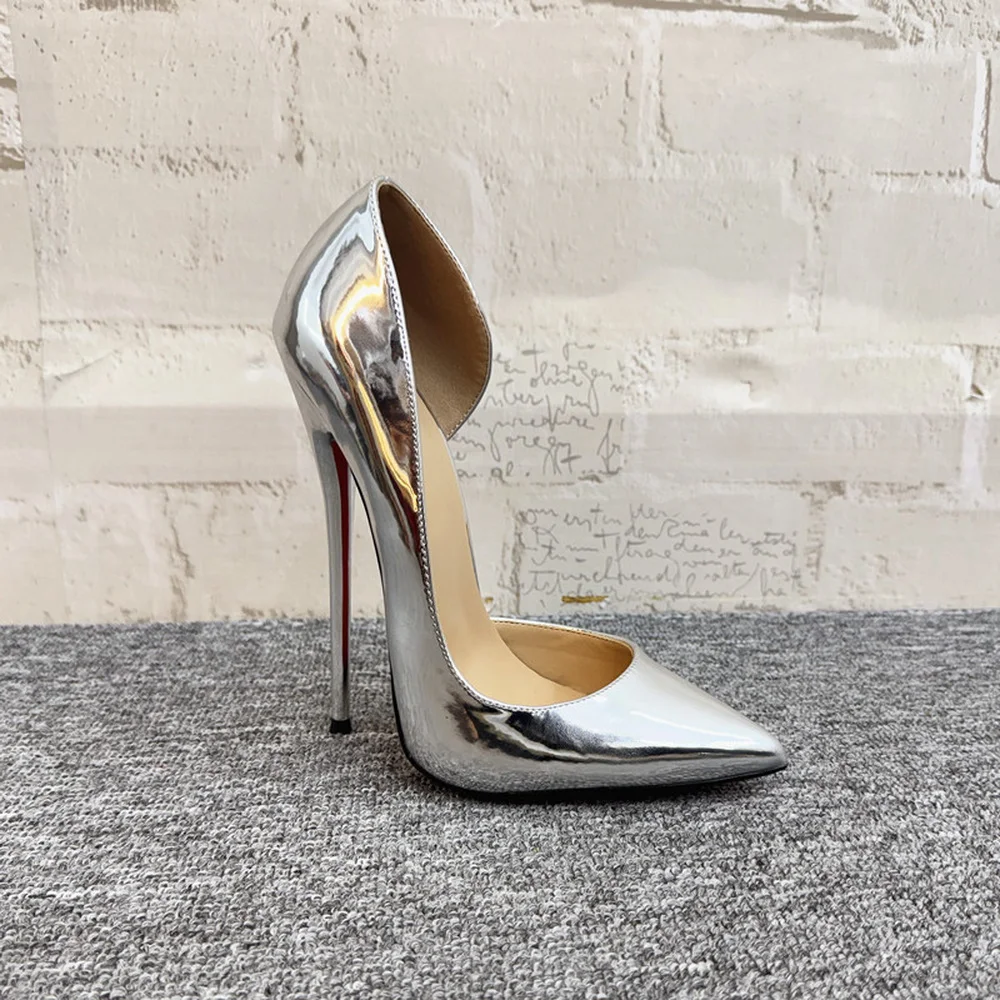 Туфли на высоком каблуке 16/14 см, женские туфли-лодочки, унисекс обувь для сценических выступлений и кроссдрессинга, с неглубоким вырезом по бокам, без застежек, с острым носком, индивидуальные цвета
Туфли на высоком каблуке 16/14 см, женские туфли-лодочки, унисекс обувь для сценических выступлений и кроссдрессинга, с неглубоким вырезом по бокам, без застежек, с острым носком, индивидуальные цвета