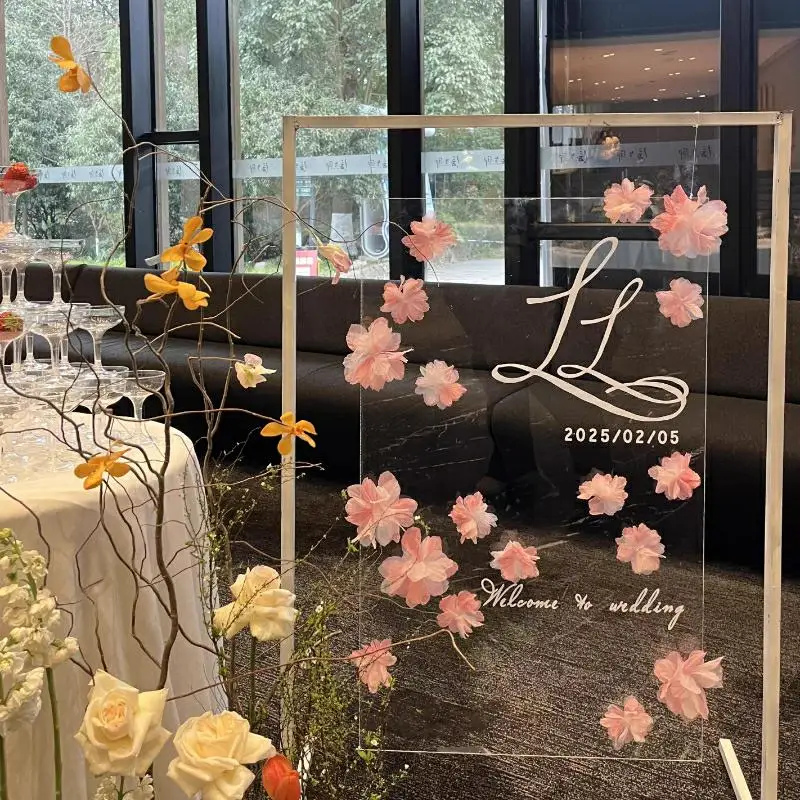 Wedding Signage Flower Stand With Acrylic Panel Wedding Arch Iron Frame Welcome Sign Banner Party Decoration Props Rack 2PCS
Wedding Signage Flower Stand With Acrylic Panel Wedding Arch Iron Frame Welcome Sign Banner Party Decoration Props Rack 2PCS