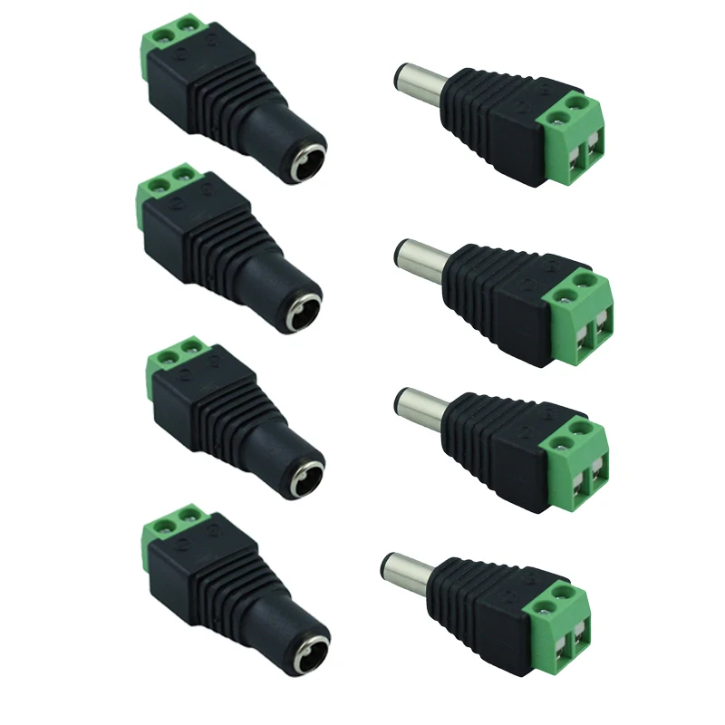 100PCS DC Power Female Connectors Plug 5.5 x 2.1mm Jack Adapter Power Supply connector For Led Strip Light 3528 5050 5630 5730
100PCS DC Power Female Connectors Plug 5.5 x 2.1mm Jack Adapter Power Supply connector For Led Strip Light 3528 5050 5630 5730