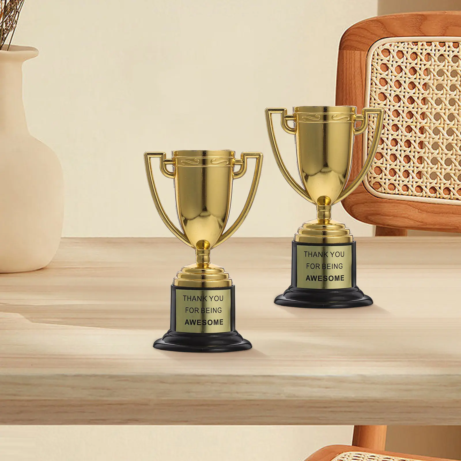 6Pcs Mini Gold Trophies Plastic Award Trophy Cups for Sports School Parties Participation Trophy Small Trophies Competition
6Pcs Mini Gold Trophies Plastic Award Trophy Cups for Sports School Parties Participation Trophy Small Trophies Competition
