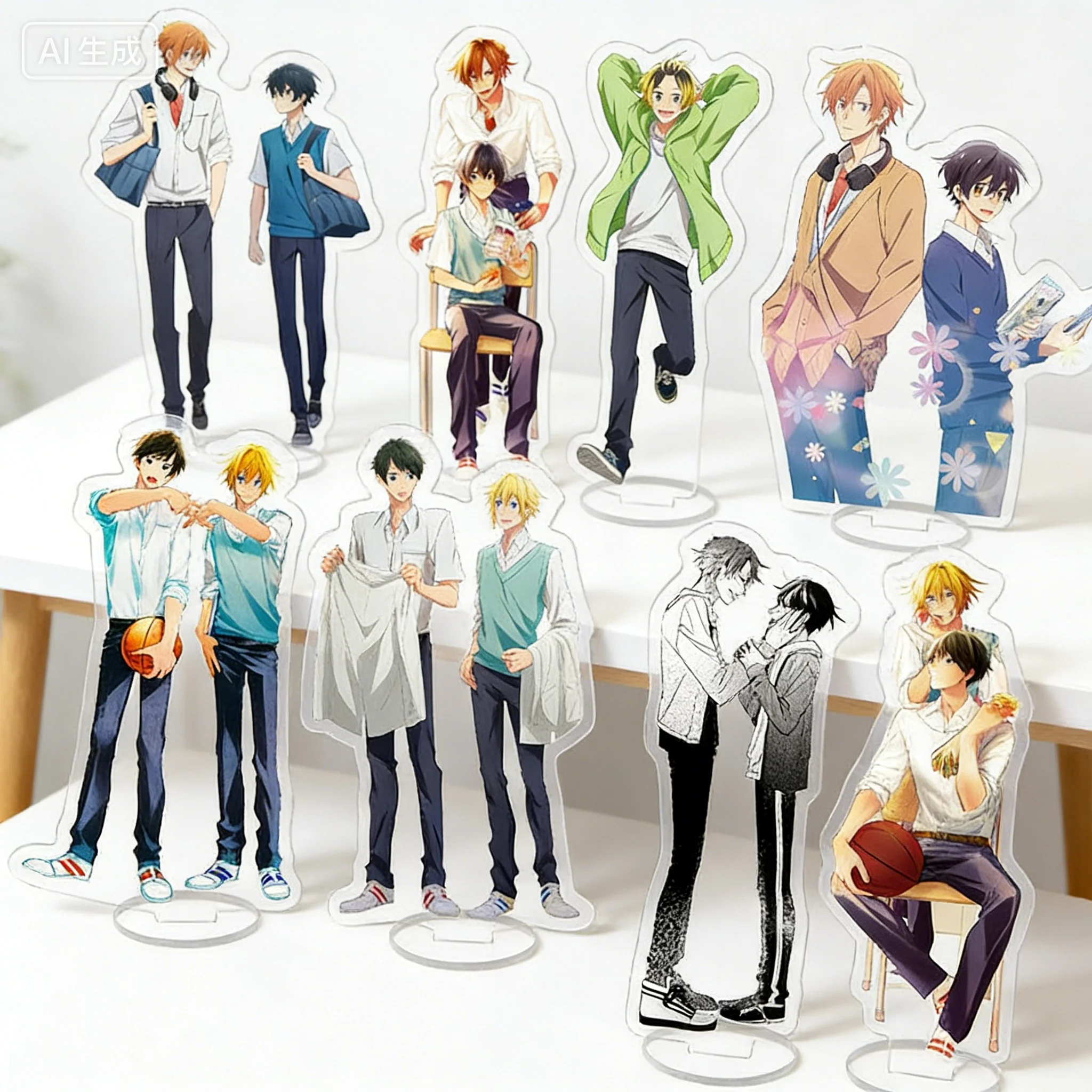 BL Sasaki and Miyano Sasaki Shuumei Cartoon Character Acrylic Figure Stand Model Plate Keychains Desktop Ornament Fans Gifts
BL Sasaki and Miyano Sasaki Shuumei Cartoon Character Acrylic Figure Stand Model Plate Keychains Desktop Ornament Fans Gifts