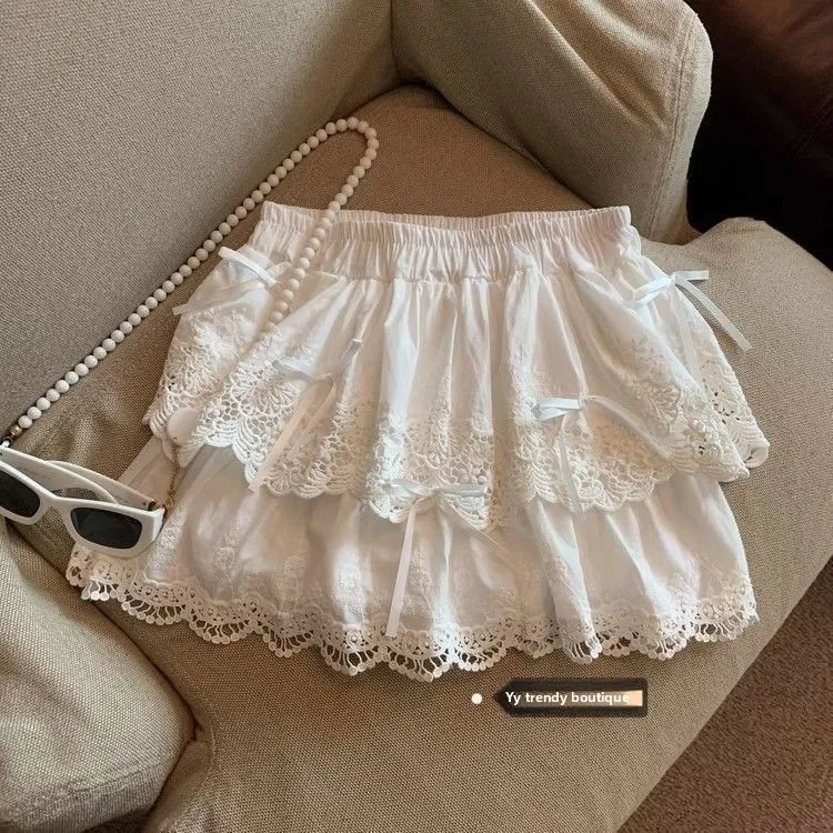 Ballet Sle White Lace Puffy f Skirt Women Spring Summer Bowknot Skirt Small Princ ort Skirt Commute Casual
Ballet Sle White Lace Puffy f Skirt Women Spring Summer Bowknot Skirt Small Princ ort Skirt Commute Casual