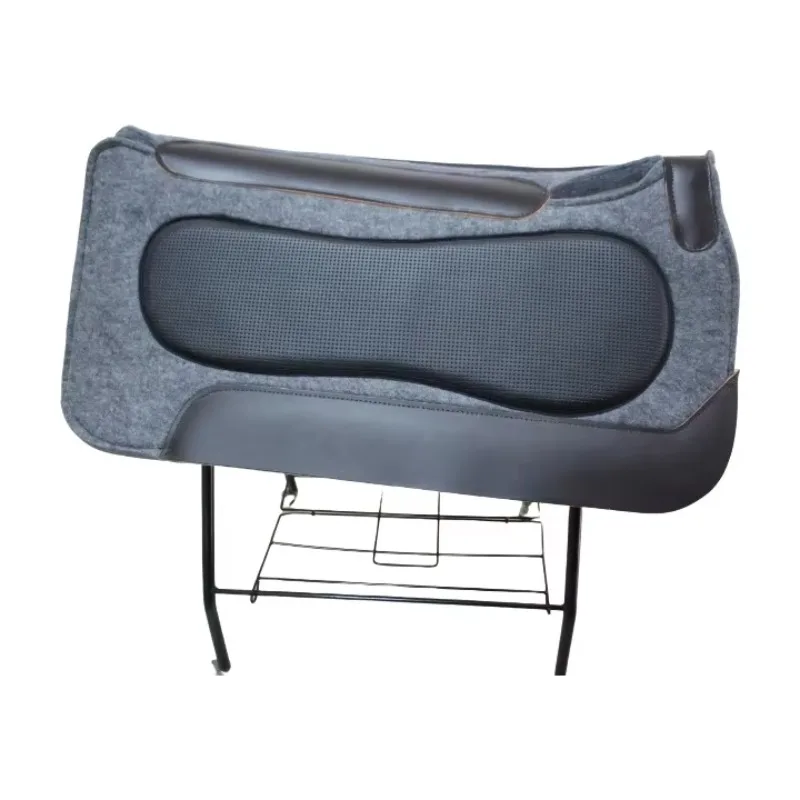 Wholesale Breathable Comfortable Wool Felt Horse Saddle Pad Western Felt Saddle Pad With Leather for Horses Riding
Wholesale Breathable Comfortable Wool Felt Horse Saddle Pad Western Felt Saddle Pad With Leather for Horses Riding