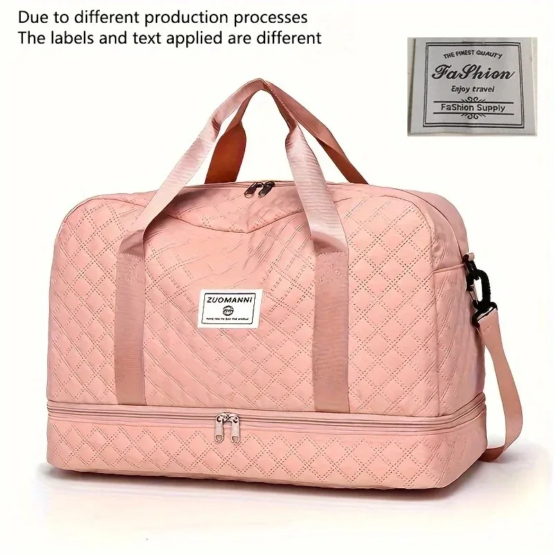 large capacity travel bag, luggage bag for business trips, dry and wet separation storage bag
large capacity travel bag, luggage bag for business trips, dry and wet separation storage bag