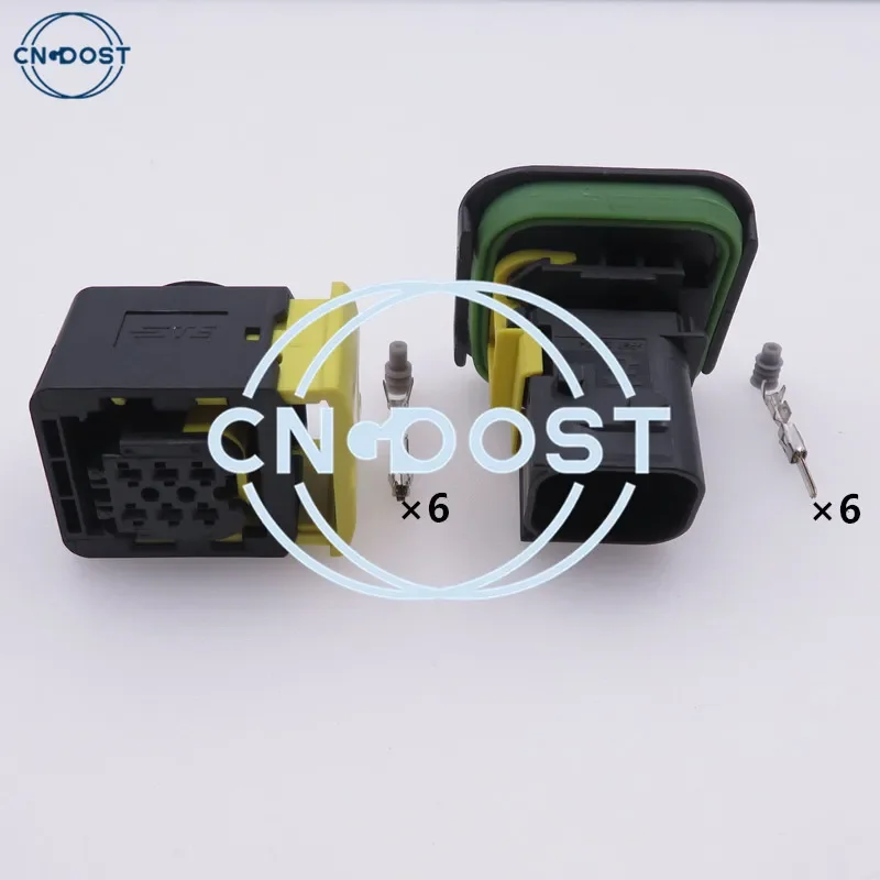 1 Set 6 Pin 1-1418469-1 1-1703820-1 Auto Socket Waterproof Electrical Wiring Connector AC Assembly For Automobile Truck
1 Set 6 Pin 1-1418469-1 1-1703820-1 Auto Socket Waterproof Electrical Wiring Connector AC Assembly For Automobile Truck