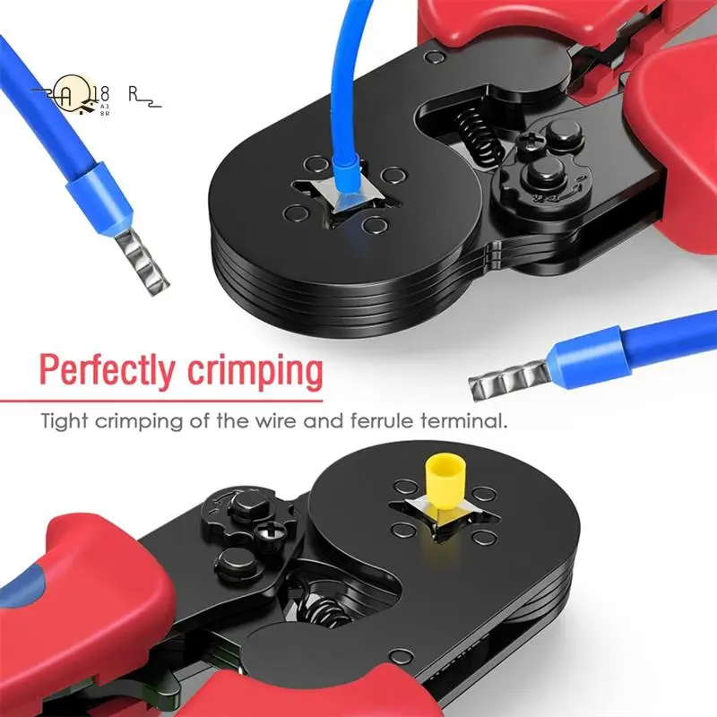A18R -HCS8 6-4 Cold Pressing Tool For Wire Pressing Pliers Of European-Style Tubular Terminal
A18R -HCS8 6-4 Cold Pressing Tool For Wire Pressing Pliers Of European-Style Tubular Terminal
