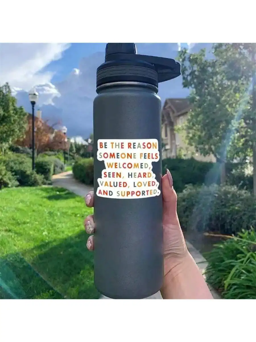 3 Inch UV Resistant PVC Outdoor Decal With Uplifting Message Be The Reason Someone Feels Welcomed, Seen, Heard, Valued, Loved
3 Inch UV Resistant PVC Outdoor Decal With Uplifting Message Be The Reason Someone Feels Welcomed, Seen, Heard, Valued, Loved