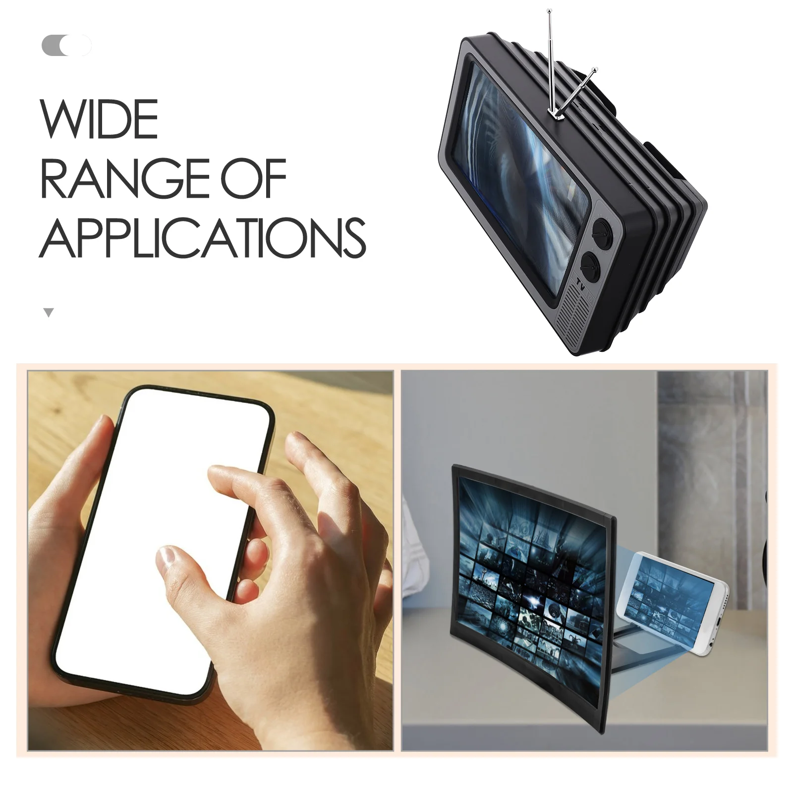 Retro Phone Screen Magnifier 12 Inch Extendable Grey Stand Compatible Smartphone Cellphone Display Bracket Holder
Retro Phone Screen Magnifier 12 Inch Extendable Grey Stand Compatible Smartphone Cellphone Display Bracket Holder