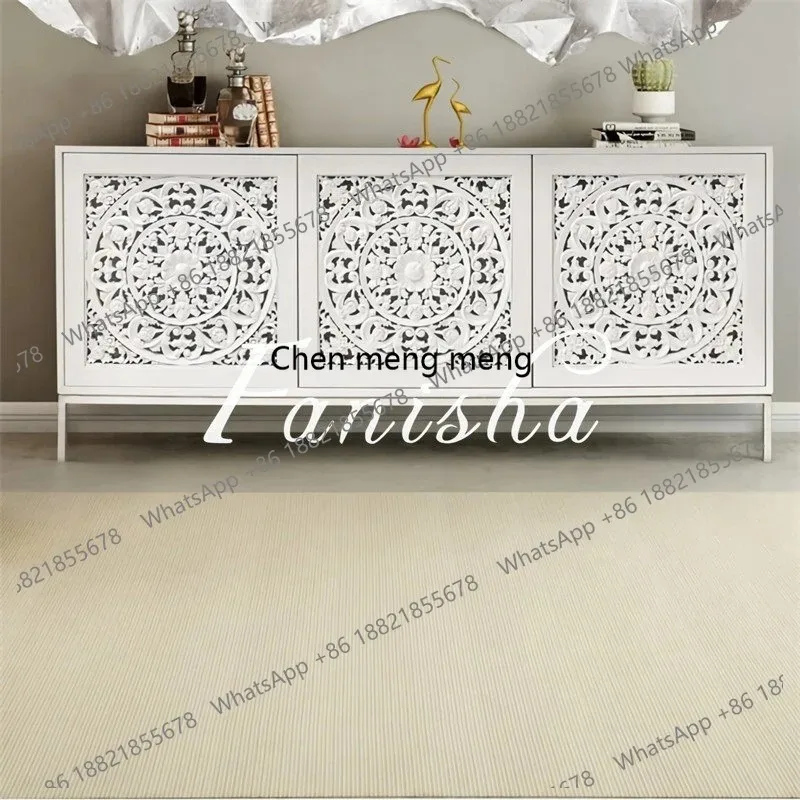 CC182 Retro Nanyang wind solid wood carving flower TV cabinet hollow white living room storage, antique side cabinet
CC182 Retro Nanyang wind solid wood carving flower TV cabinet hollow white living room storage, antique side cabinet