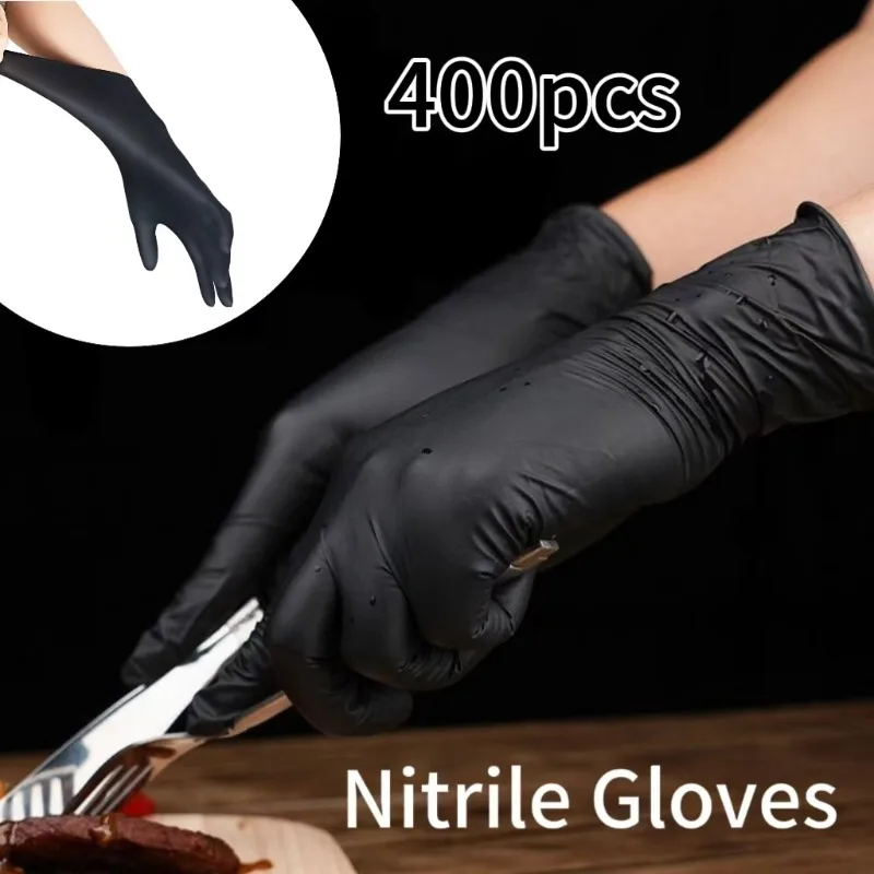 10-400pcs Disposable Black Nitrile Gloves for Household Cleaning Work Safety Gardening Gloves Kitchen Cooking Tools
10-400pcs Disposable Black Nitrile Gloves for Household Cleaning Work Safety Gardening Gloves Kitchen Cooking Tools