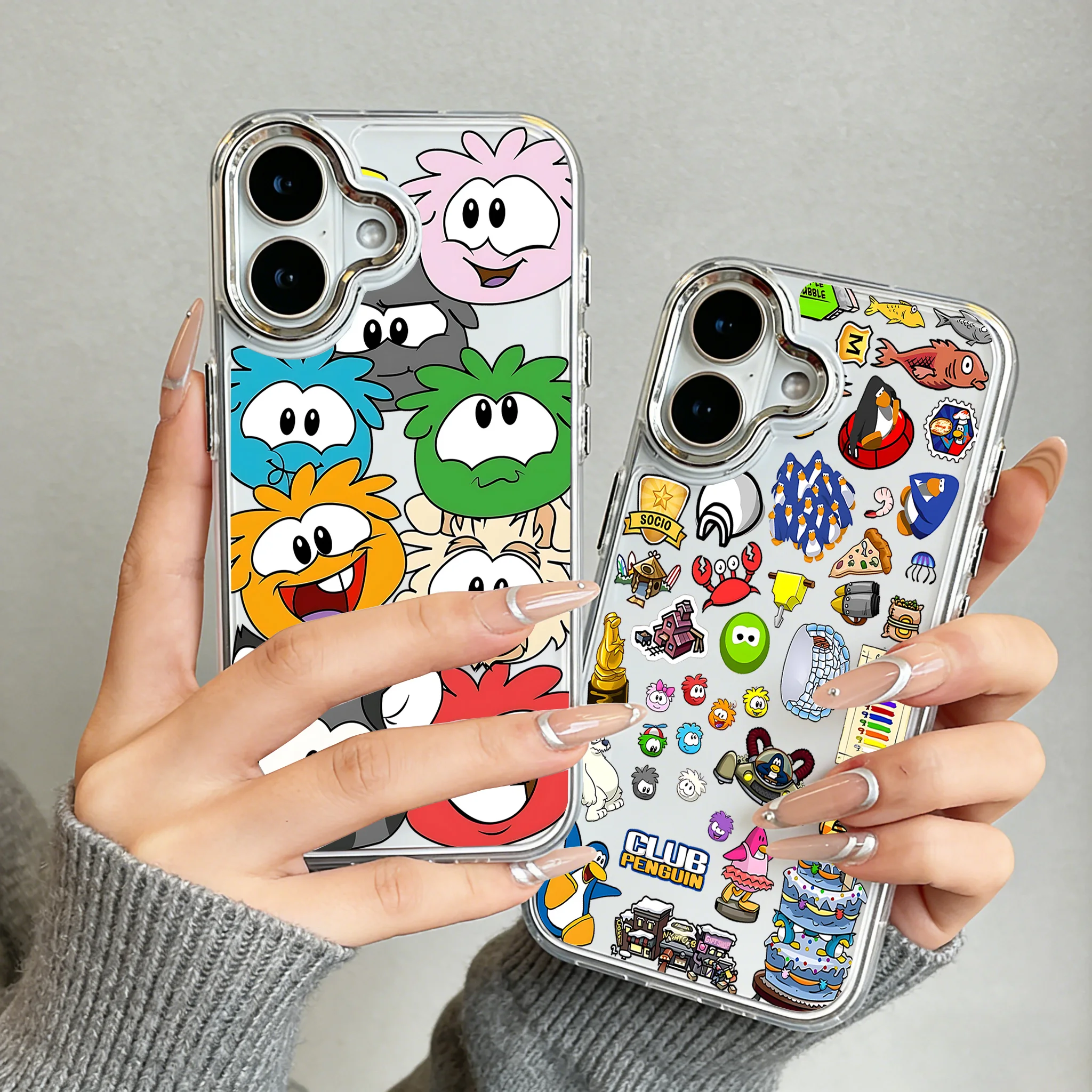Game Club Penguin Phone Case For iPhone 17 16e 16 15 14 13 12 11 mini Pro Max X XR XSMAX 8 7 Air Plus Transparent Soft Cover
Game Club Penguin Phone Case For iPhone 17 16e 16 15 14 13 12 11 mini Pro Max X XR XSMAX 8 7 Air Plus Transparent Soft Cover