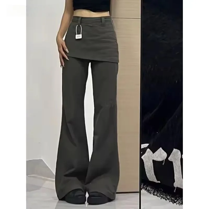 Retro American Patchwork High Waist Flared Jeans Women Grey Y2K Bell Bottoms Vintage Solid Denim Straight Trouser Hight Street
Retro American Patchwork High Waist Flared Jeans Women Grey Y2K Bell Bottoms Vintage Solid Denim Straight Trouser Hight Street